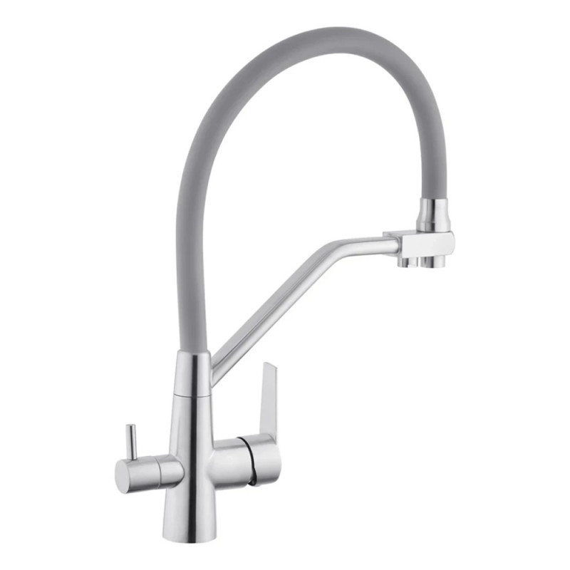 Змішувач для кухні з підключенням до фільтру Kroner KRP Edelstahl Klassisch - ESG03817GRA