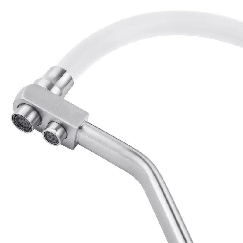 Змішувач для кухні з підключенням до фільтру Kroner KRP Edelstahl Klassisch - ESG03817WHI