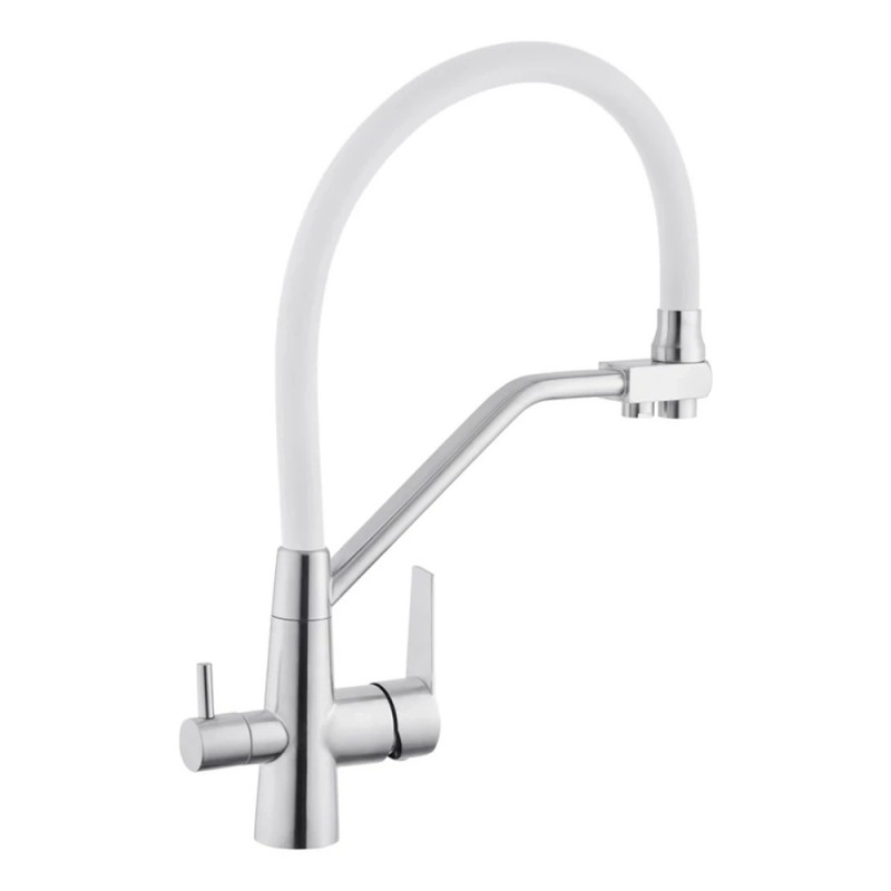 Змішувач для кухні з підключенням до фільтру Kroner KRP Edelstahl Klassisch - ESG03817WHI