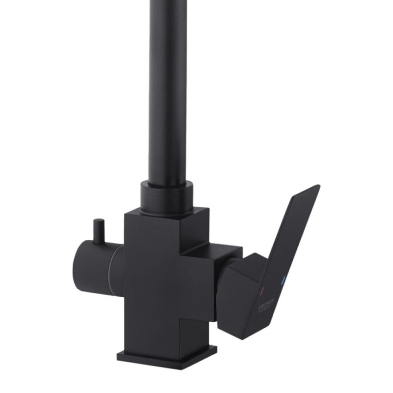 Змішувач для кухні з підключенням до фільтру Kroner KRP Edelstahl Kubus - SCH03810