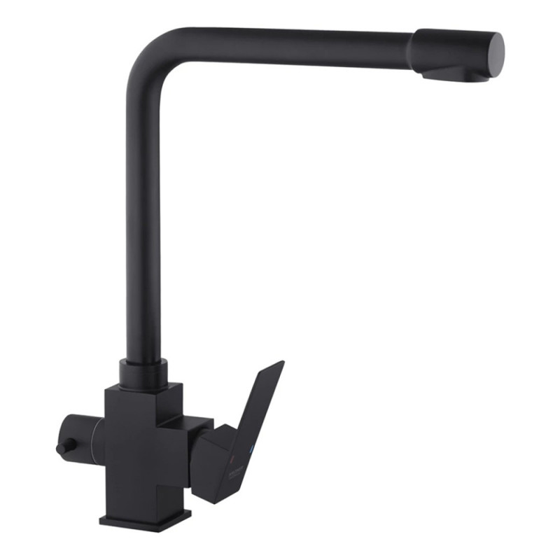 Змішувач для кухні з підключенням до фільтру Kroner KRP Edelstahl Kubus - SCH03810