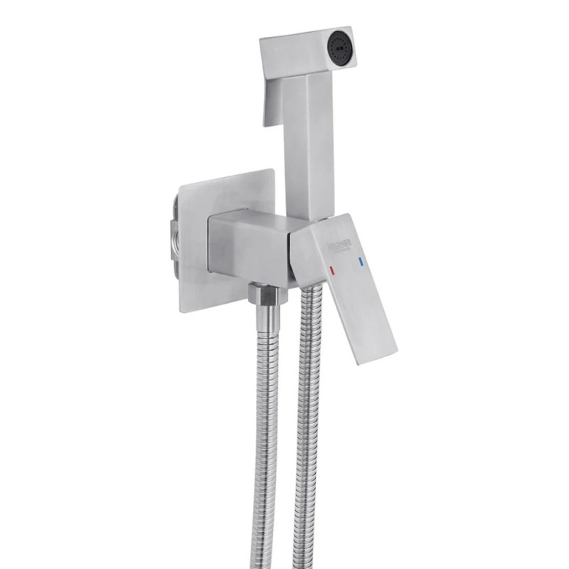 Змішувачі з гігієнічним душем Kroner KRP Edelstahl Kubus - ESG053