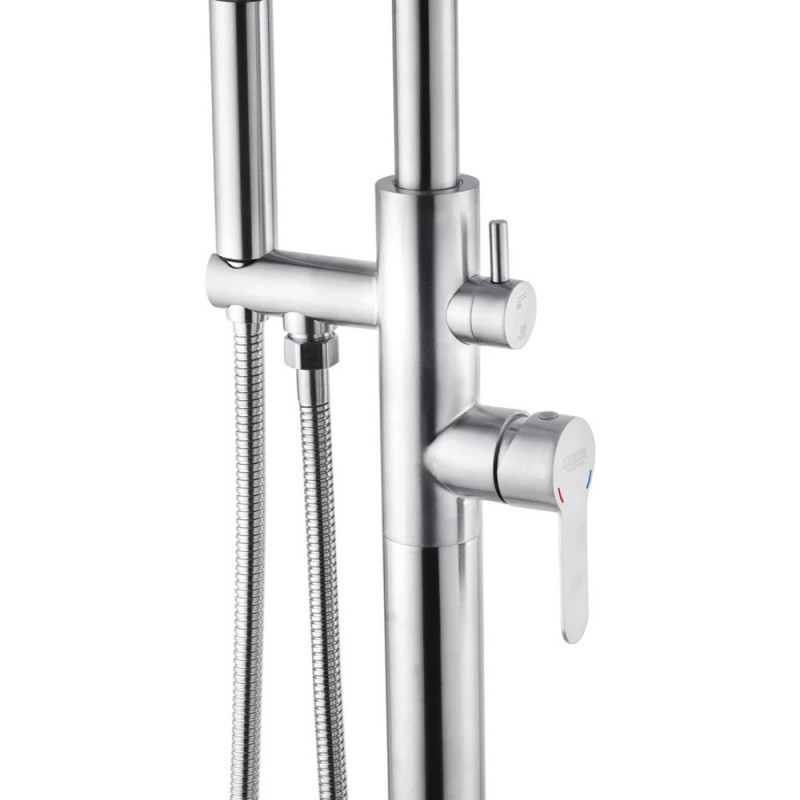 Змішувач для ванни підлоговий Kroner KRP Edelstahl Klassisch - ESG077