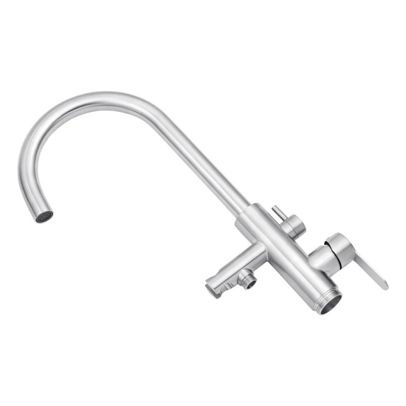 Змішувач для ванни підлоговий Kroner KRP Edelstahl Klassisch - ESG077