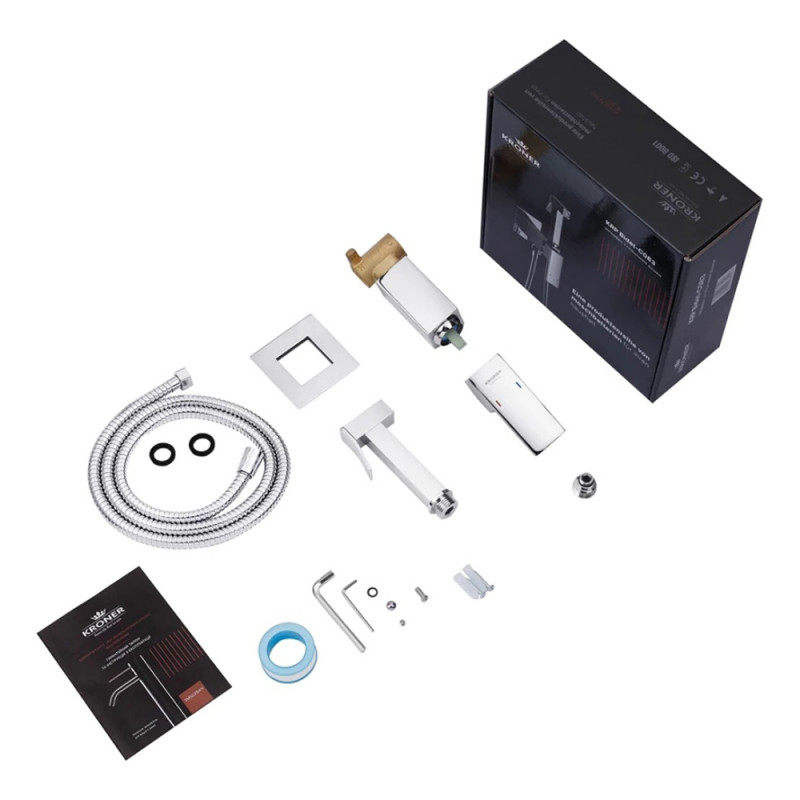 Змішувачі з гігієнічним душем Kroner KRP Bidet - C083
