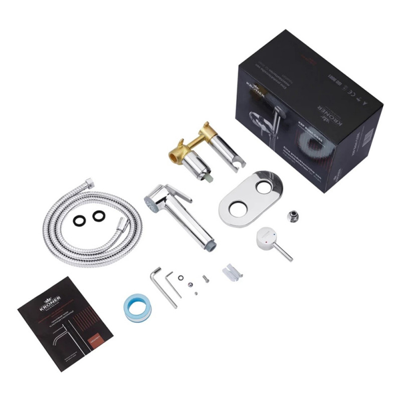 Змішувачі з гігієнічним душем Kroner KRP Bidet - C086