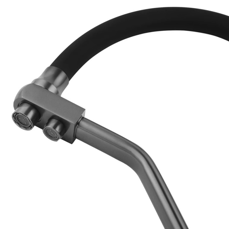 Змішувач для кухні з підключенням до фільтра Kroner KRP Edelstahl Klassisch - PVD03817BLK