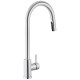 Змішувач для кухні з висувним виливом Kroner KRP Edelstahl Klassisch - ESG03915