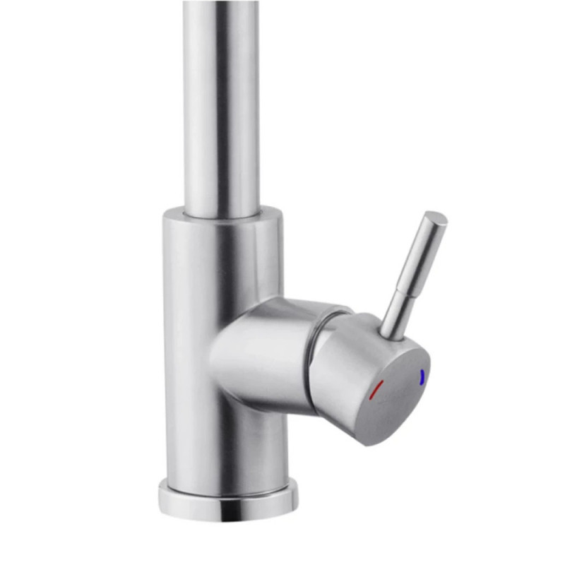 Змішувач для кухні з висувним виливом Kroner KRP Edelstahl Klassisch - ESG03915