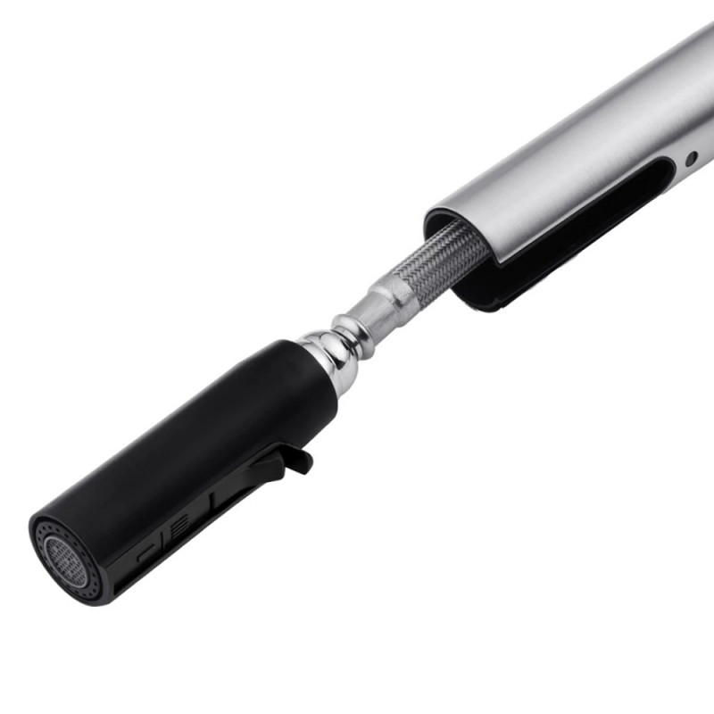 Змішувач для кухні з висувним виливом Kroner KRP Edelstahl Klassisch - ESG03915