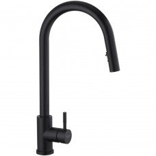 Змішувач для кухні з висувним виливом Kroner KRP Edelstahl Klassisch - SCH03915