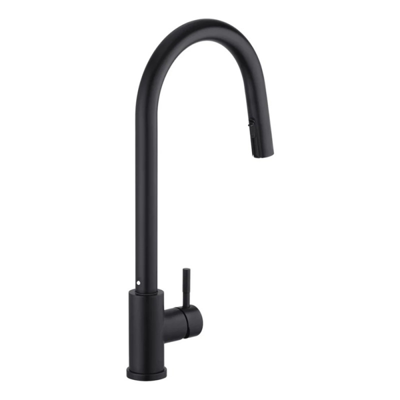 Змішувач для кухні з висувним виливом Kroner KRP Edelstahl Klassisch - SCH03915