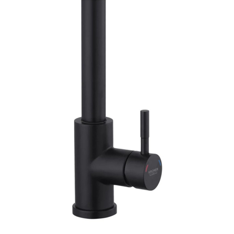 Змішувач для кухні з висувним виливом Kroner KRP Edelstahl Klassisch - SCH03915