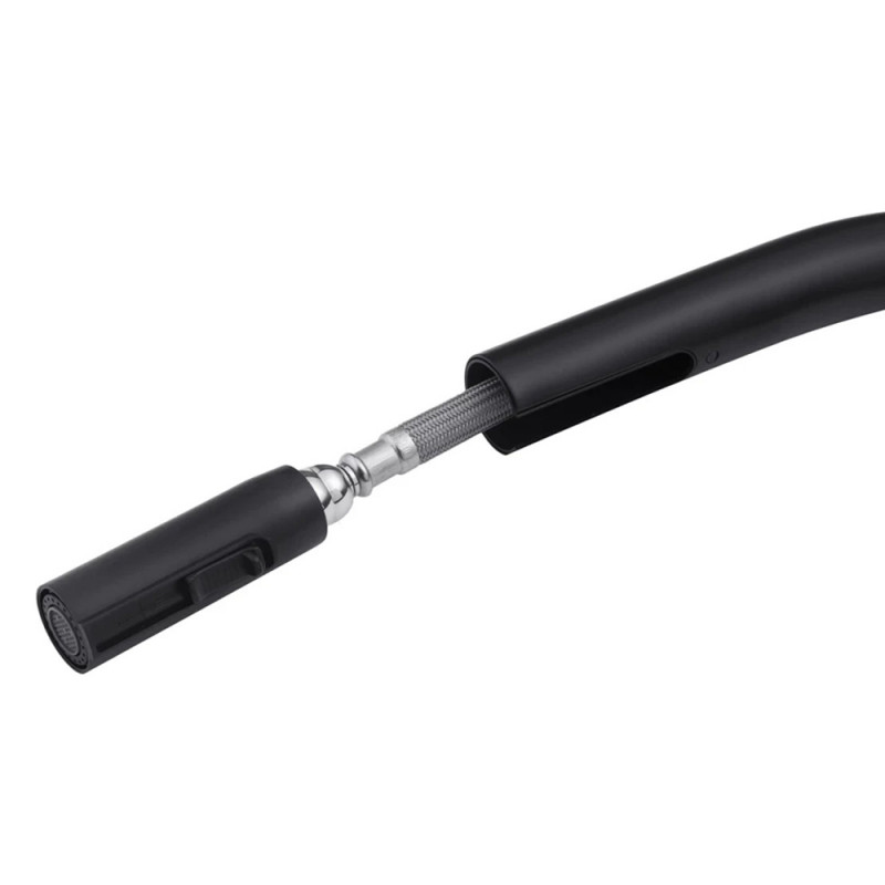 Змішувач для кухні з висувним виливом Kroner KRP Edelstahl Klassisch - SCH03915