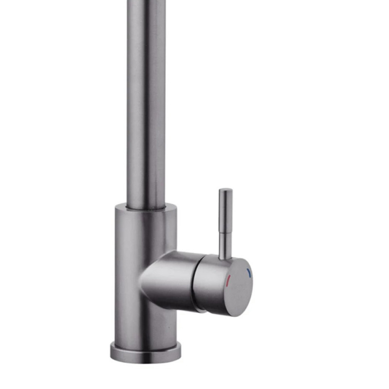 Змішувач для кухні з висувним виливом Kroner KRP Edelstahl Klassisch - PVD03915