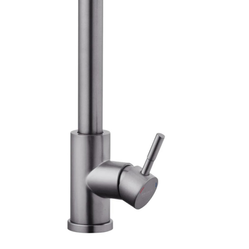 Змішувач для кухні з висувним виливом Kroner KRP Edelstahl Klassisch - PVD03915