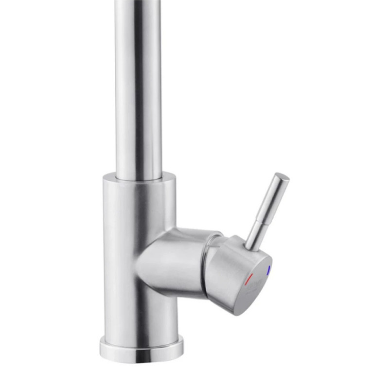 Змішувач для кухні з висувним виливом Kroner KRP Edelstahl Klassisch - ESG03917