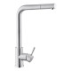 Змішувач для кухні з висувним виливом Kroner KRP Edelstahl Klassisch - ESG03917