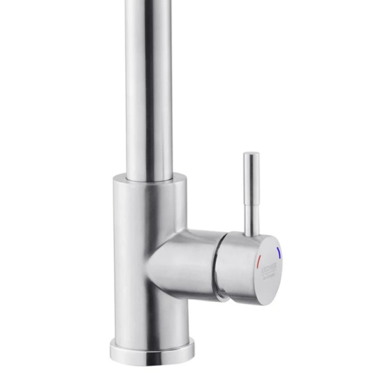 Змішувач для кухні з висувним виливом Kroner KRP Edelstahl Klassisch - ESG03917