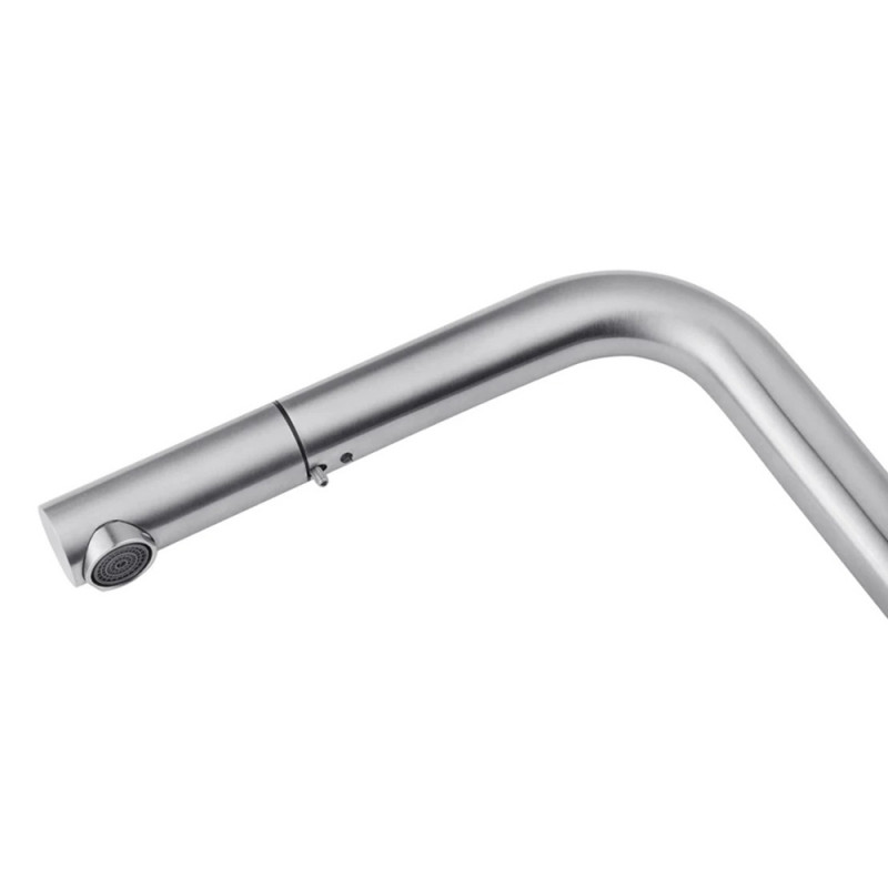 Змішувач для кухні з висувним виливом Kroner KRP Edelstahl Klassisch - ESG03917