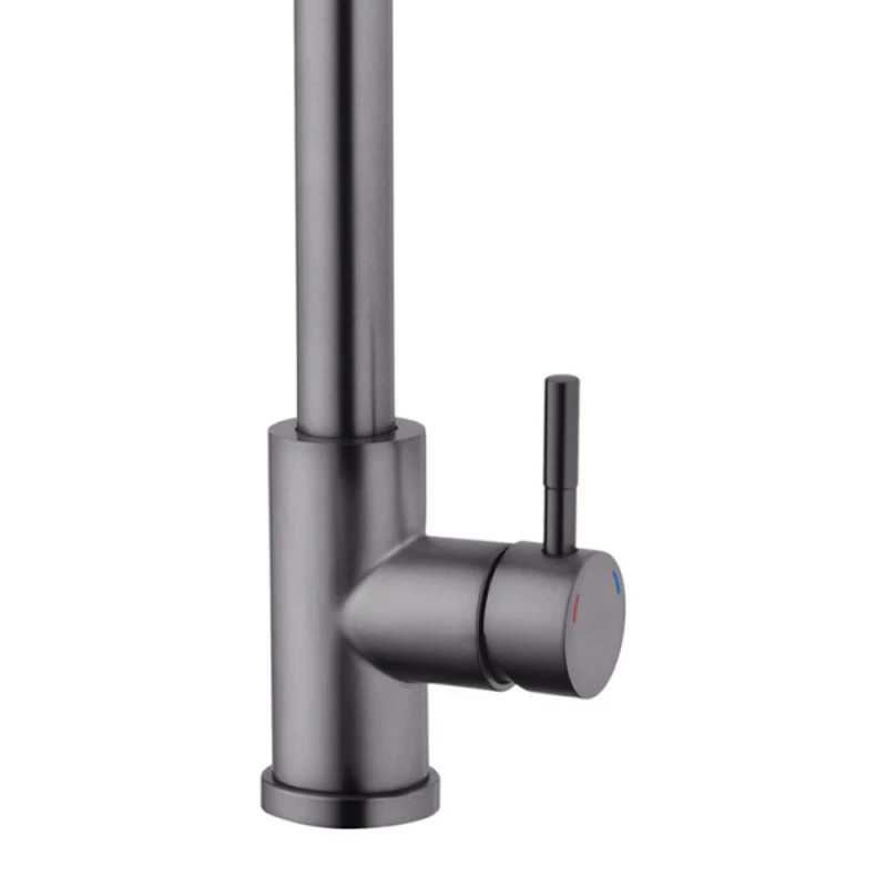 Змішувач для кухні з висувним виливом Kroner KRPё Edelstahl Klassisch - PVD03917