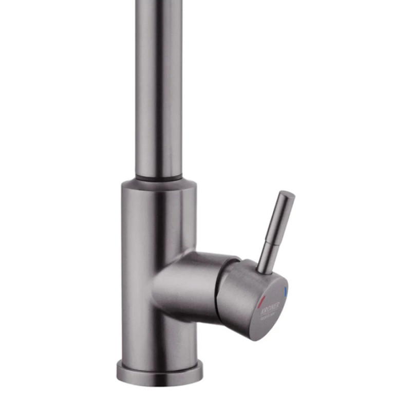 Змішувач для кухні з висувним виливом Kroner KRP Edelstahl Klassisch - PVD03916 сенсорний