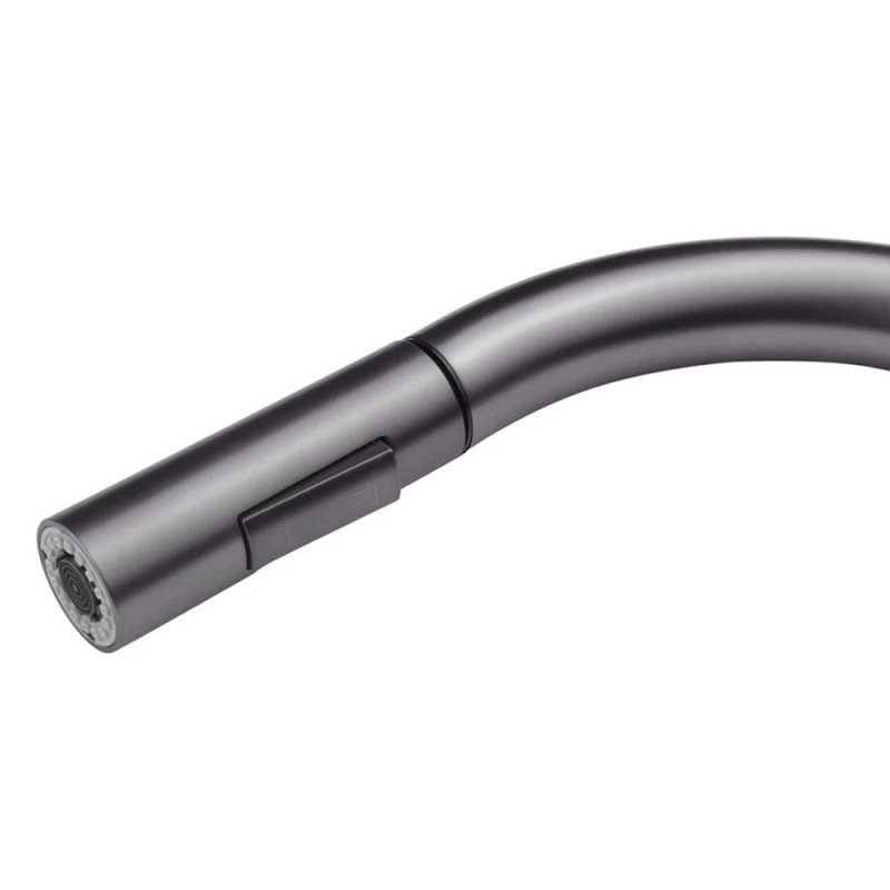 Змішувач для кухні з висувним виливом Kroner KRP Edelstahl Klassisch - PVD03916 сенсорний