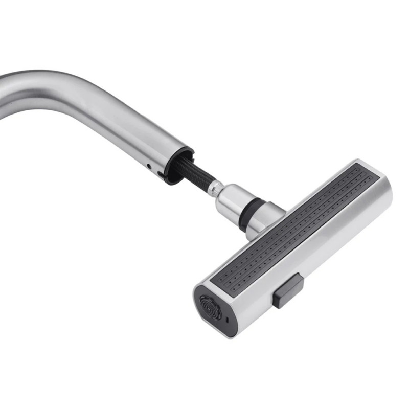 Змішувач для кухні з висувним виливом Kroner KRP Edelstahl Klassisch - ESG03918