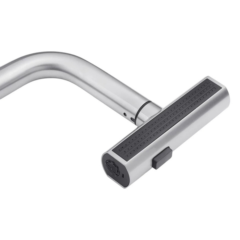 Змішувач для кухні з висувним виливом Kroner KRP Edelstahl Klassisch - ESG03918