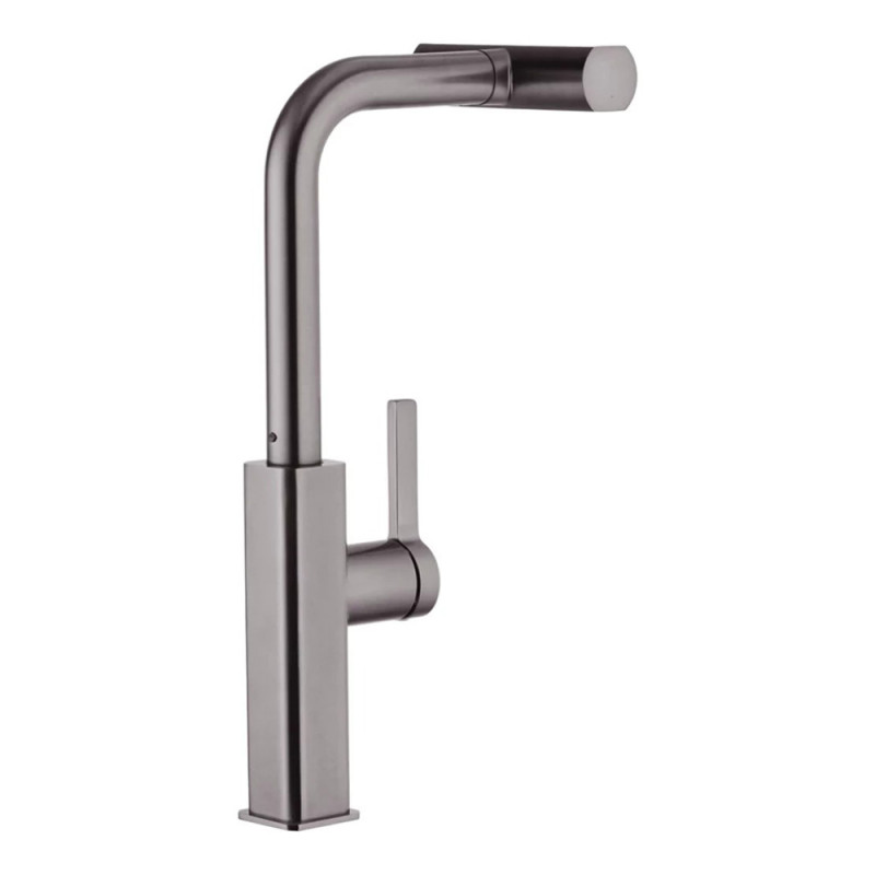 Змішувач для кухні з висувним виливом Kroner KRP Edelstahl Klassisch - PVD03918