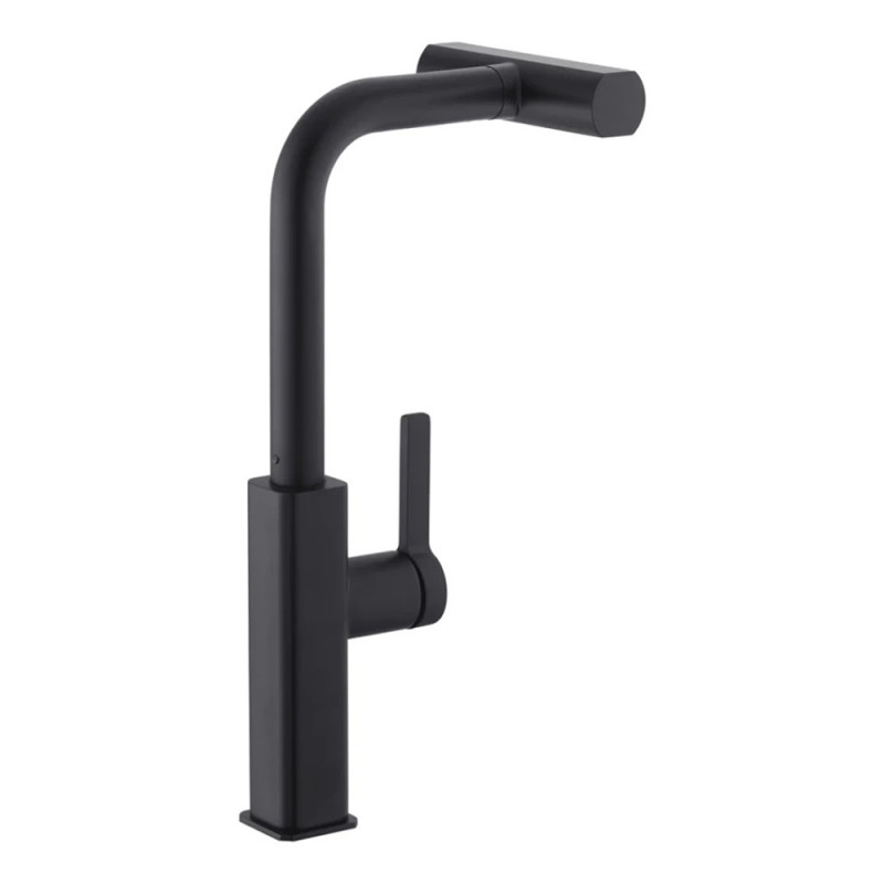 Змішувач для кухні з висувним виливом Kroner KRP Edelstahl Klassisch - SCH03918