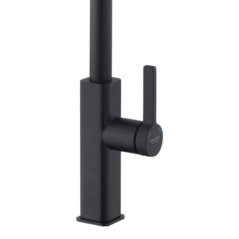 Змішувач для кухні з висувним виливом Kroner KRP Edelstahl Klassisch - SCH03918