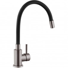 Змішувач для кухні Kroner KRP Edelstahl Klassisch - PVD035BLK