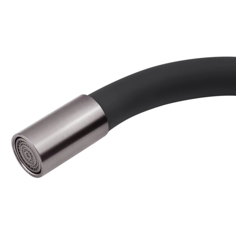 Змішувач для кухні Kroner KRP Edelstahl Klassisch - PVD035BLK