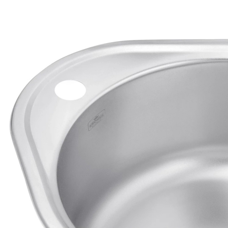 Кухонна мийка Kroner KRP Satin-4843 (0,8 мм)