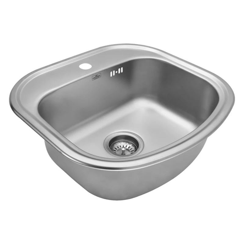 Кухонна мийка Kroner KRP Satin-4749 (0,8 мм)