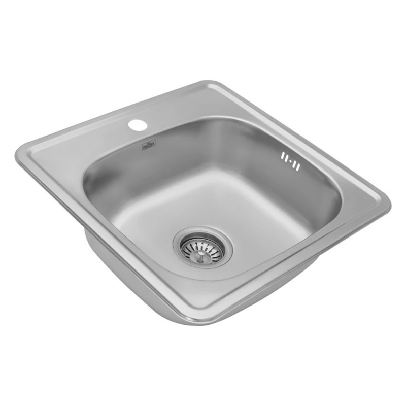 Кухонна мийка Kroner KRP Satin-4848 (0,6 мм)