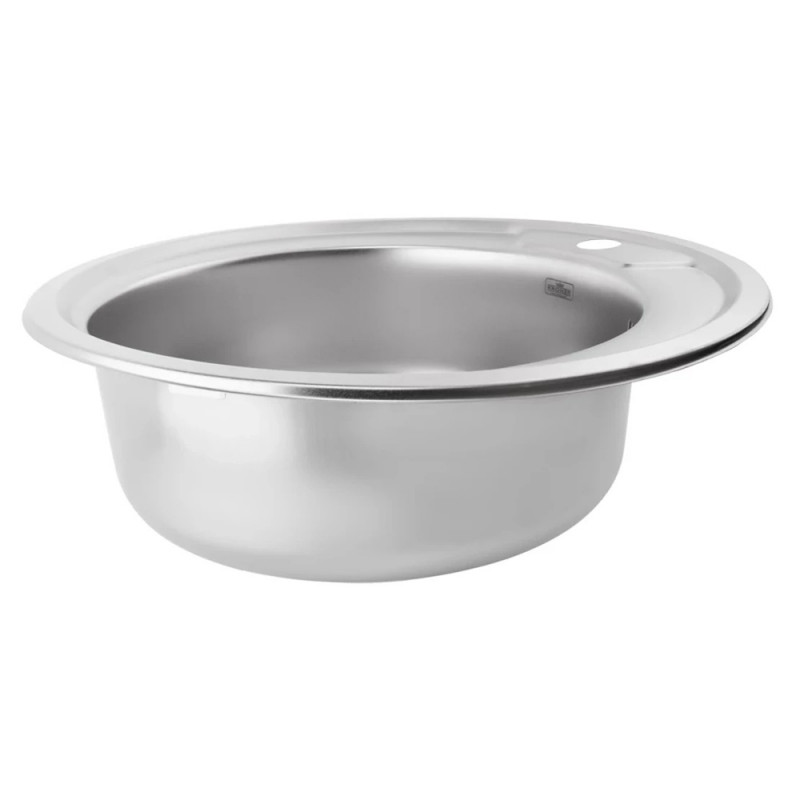 Кухонна мийка Kroner KRP Satin-490 (0,6 мм)