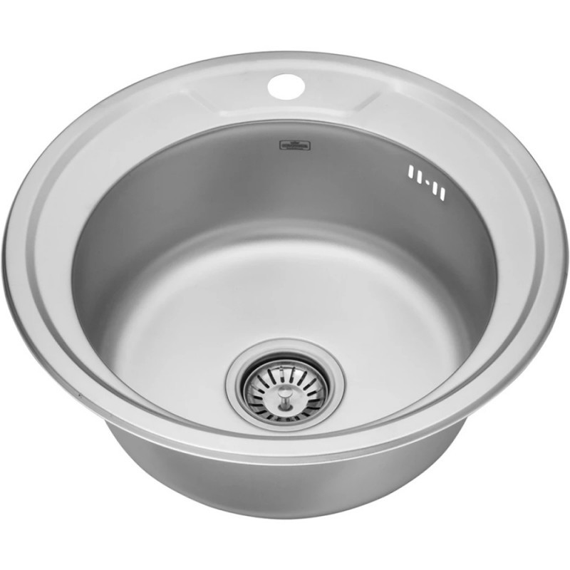 Кухонна мийка Kroner KRP Dekor-490 (0,8 мм)