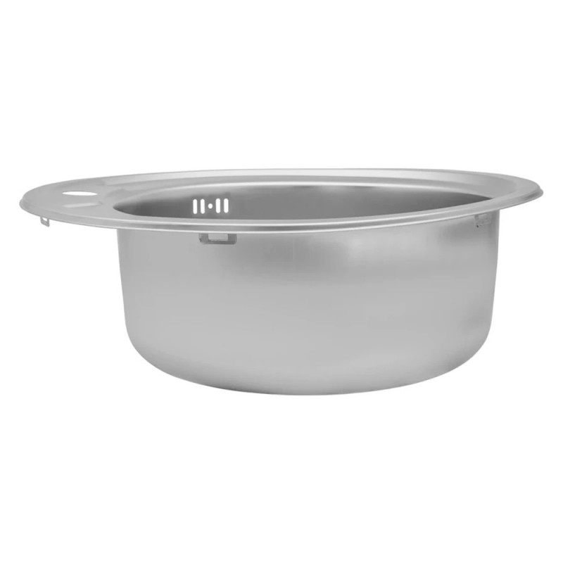 Кухонна мийка Kroner KRP Satin-490 (0,8 мм)