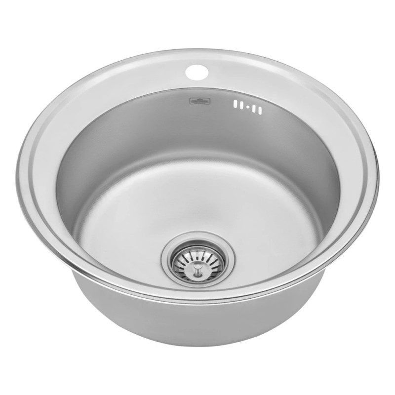 Кухонна мийка Kroner KRP Dekor-510 (0,8 мм)