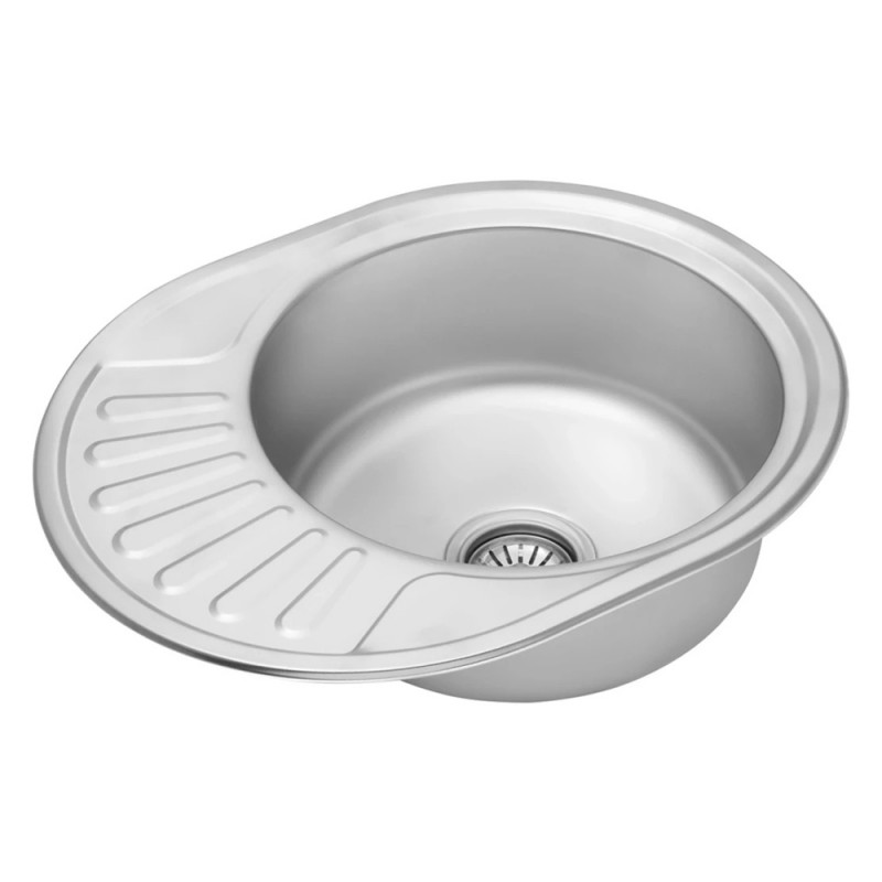 Кухонна мийка Kroner KRP Dekor-5745 (0,8 мм)