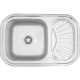 Кухонна мийка Kroner KRP Dekor-7549 (0,8 мм)