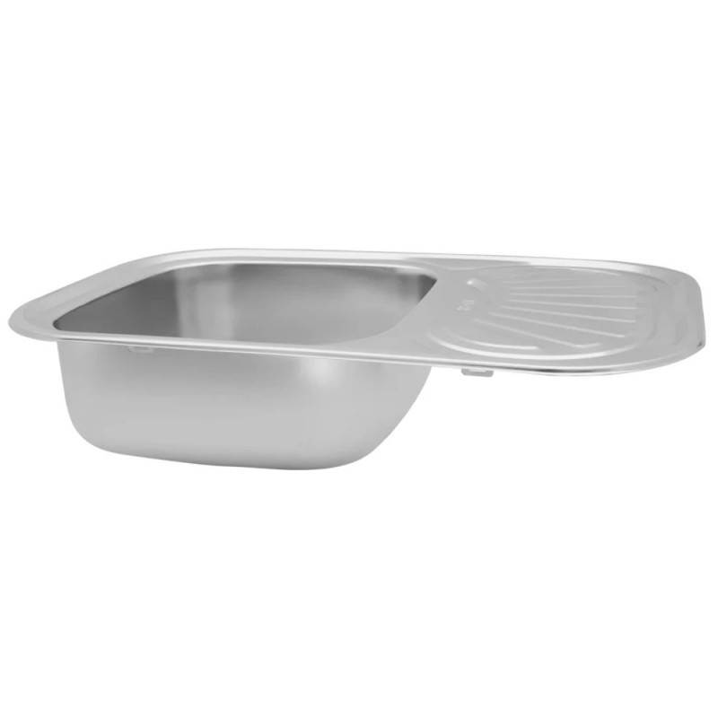 Кухонна мийка Kroner KRP Satin-7549 (0,8 мм)