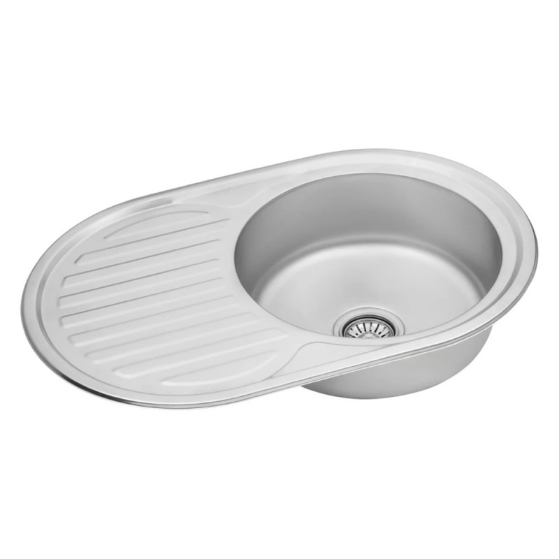 Кухонна мийка Kroner KRP Dekor-7750 (0,8 мм)