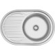 Кухонна мийка Kroner KRP Satin-7750 (0,6 мм)
