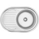 Кухонна мийка Kroner KRP Satin-7750 (0,8 мм)