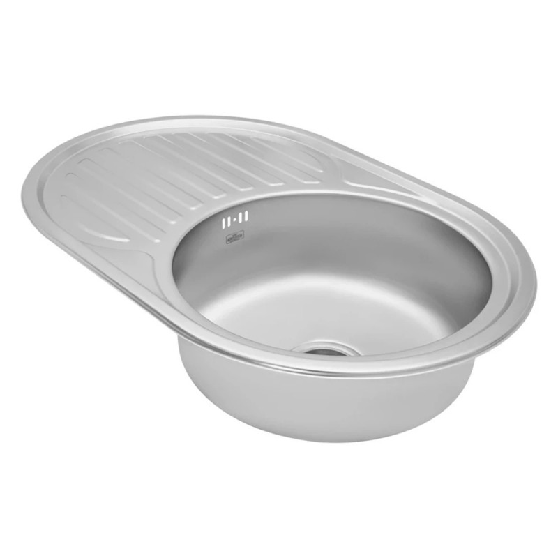 Кухонна мийка Kroner KRP Satin-7750 (0,8 мм)