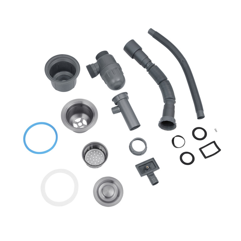 Кухонна мийка Kroner KRP Schwarze - 4843HM PVD (3,0/1,0 мм)