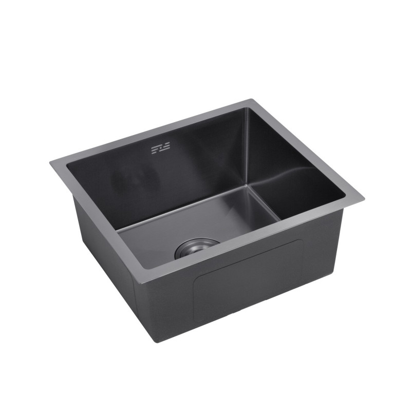 Кухонна мийка Kroner KRP Schwarze - 4843HM PVD (3,0/1,0 мм)
